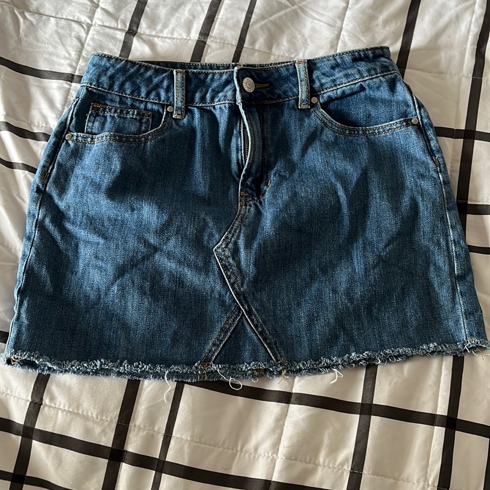 pacsun denim skirt
